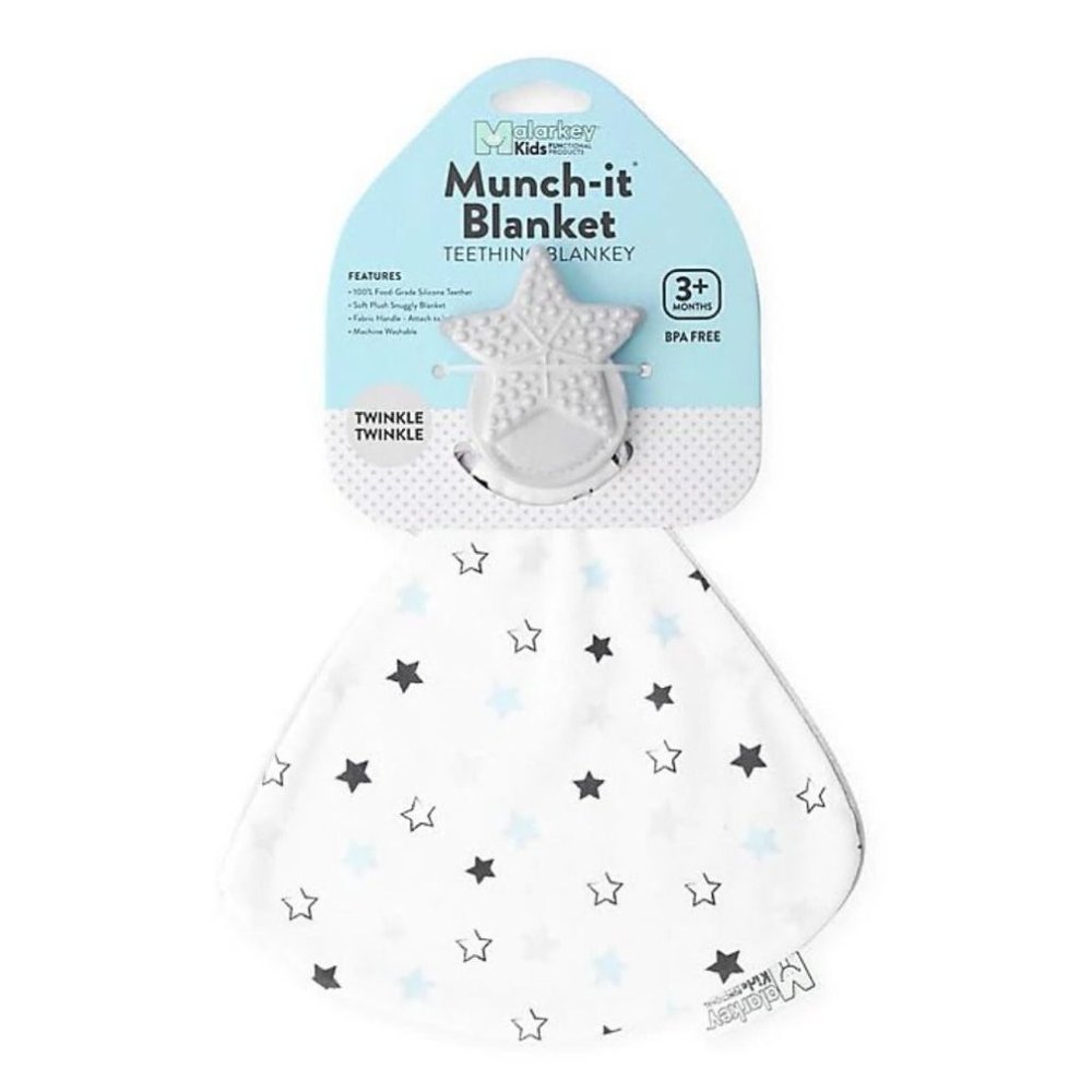 Malarkey Munch It Blanket Teething Blankey
